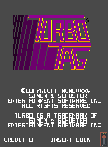 Turbo Tag (prototype) Title Screen